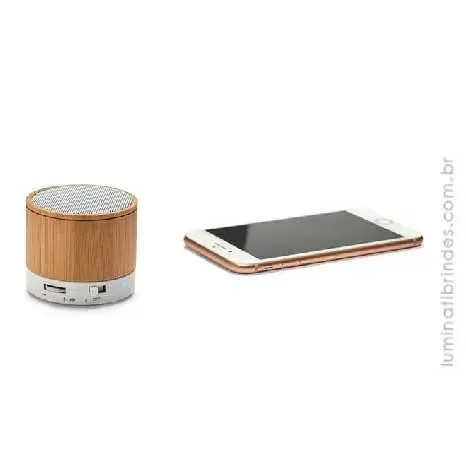 Caixa de Som Bluetooth Eco Bamboo