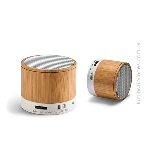 Caixa de Som Bluetooth Eco Bamboo