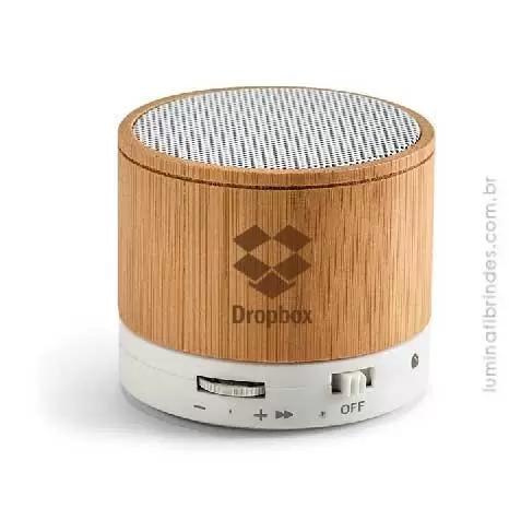 Caixa de Som Bluetooth Eco Bamboo