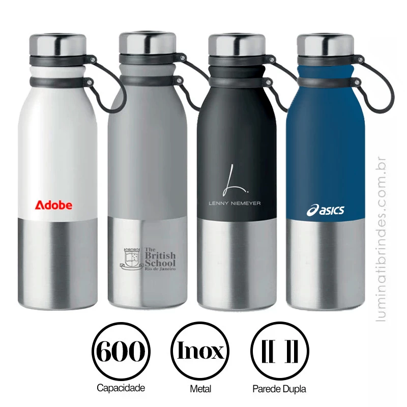 Garrafa Thermos Tech Black