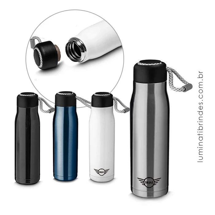 Garrafa Thermos Tech Black